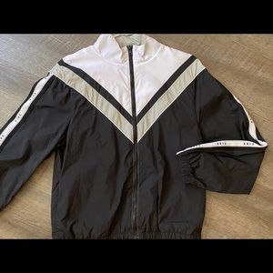 Reflective zip up pink windbreaker